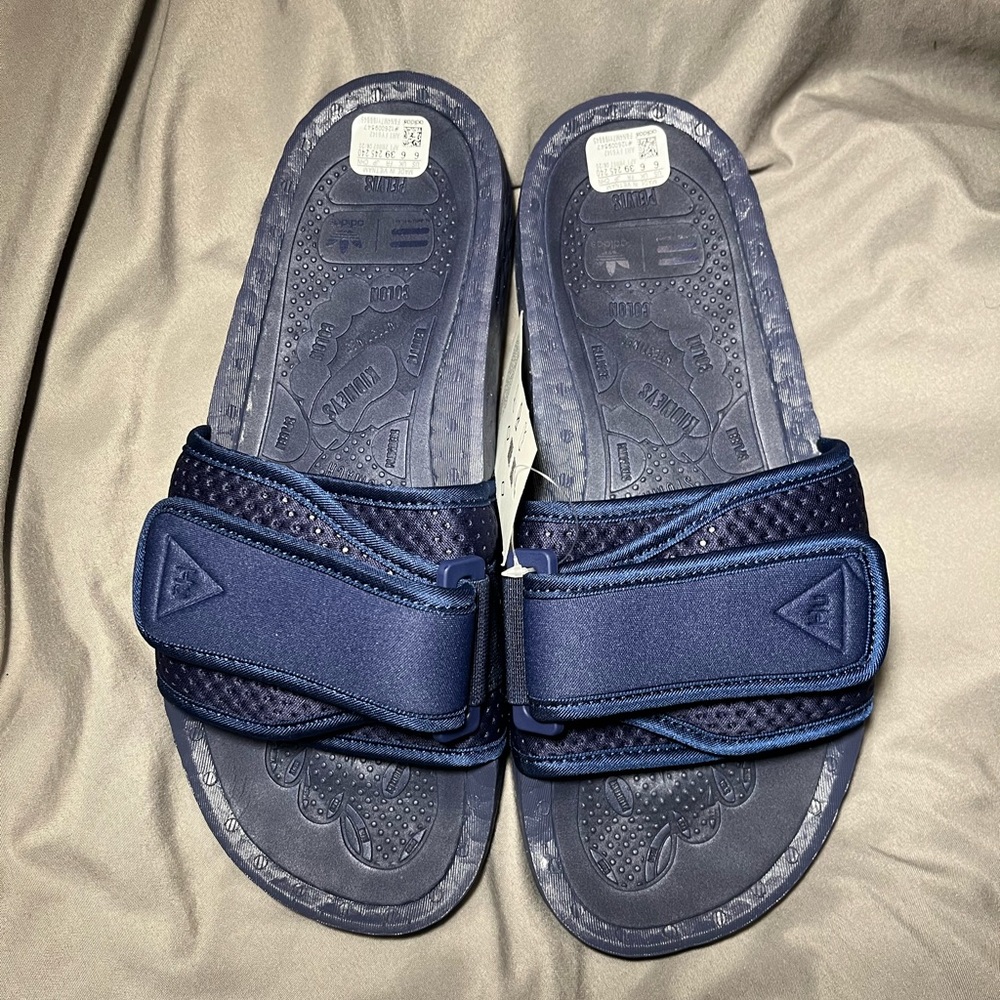 Adidas chancletas human race two sizes available New with tags no box boost